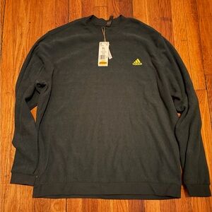 Adidas Men's Dark Gray Crewneck Sweater